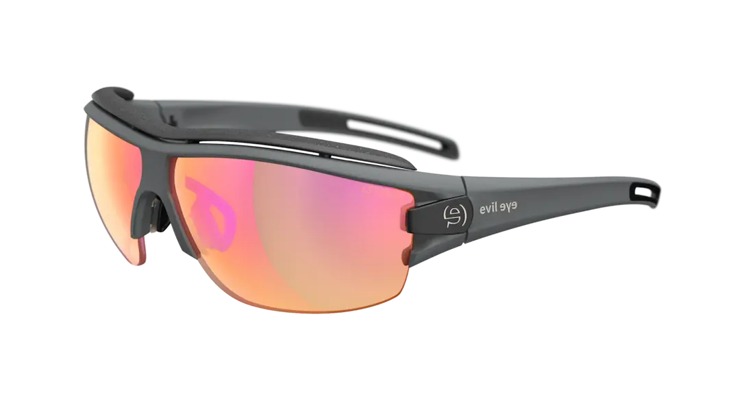 Evil Eye Trace Ng Pro e030 sunglasses in gray with vario light changing lenses