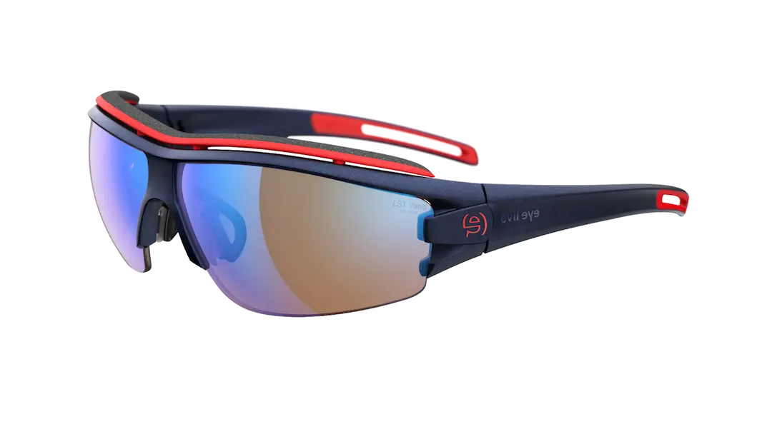 Evil Eye Trace Pro sunglasses in navy with light changing lenses