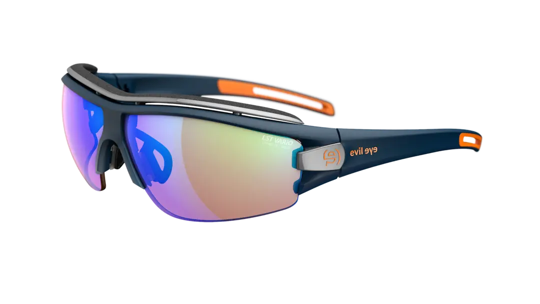 Evil Eye Trace Pro sunglasses in dark blue with light changing vario lenses