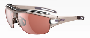 Rose Transparent frame/LST Active Silver Mirror lenses