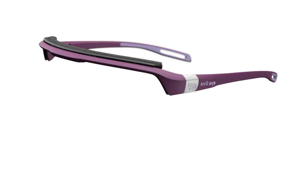 Evil Eye Pro frame only in violet for prescription lenses