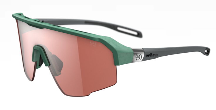 Evil Eye Trailsense sunglasses in green with LST Active Silver lenses