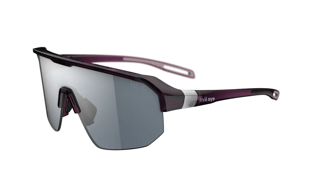 Evil Eye Trailsense II sunglasses in Blackberry with LST gray