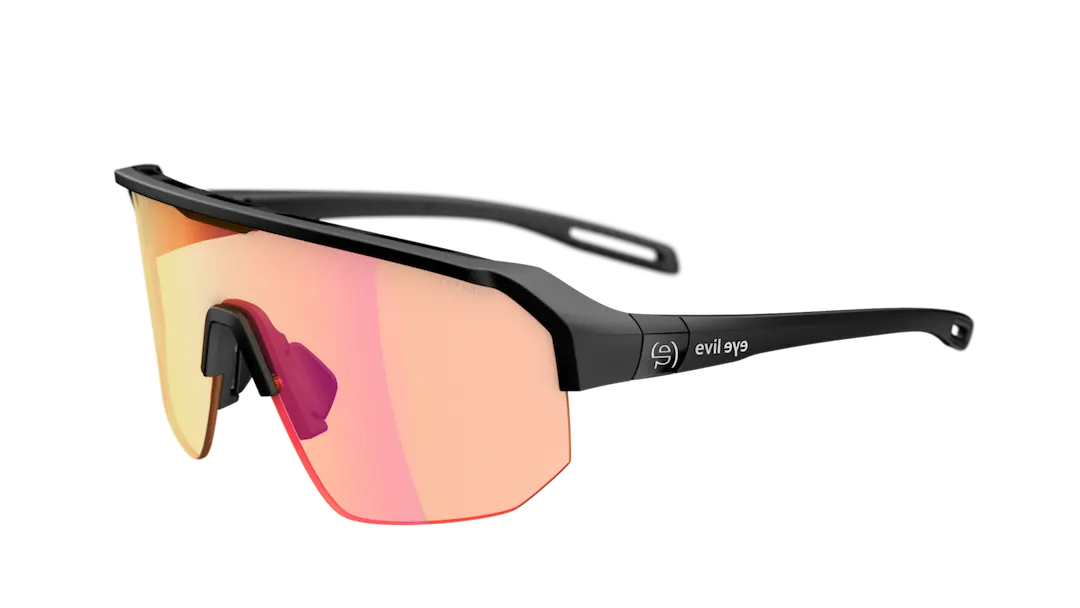 Evil Eye Trailsense II sunglasses in black with light changing lenses