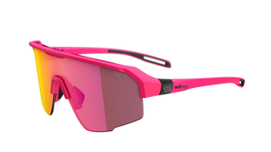 Neon Pink frame/LST Active Red Mirror lenses