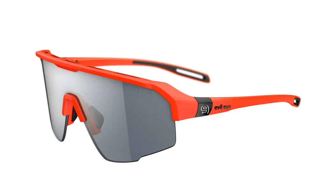 Evil Eye Trailsense sunglasses in neon with lst silver lenses