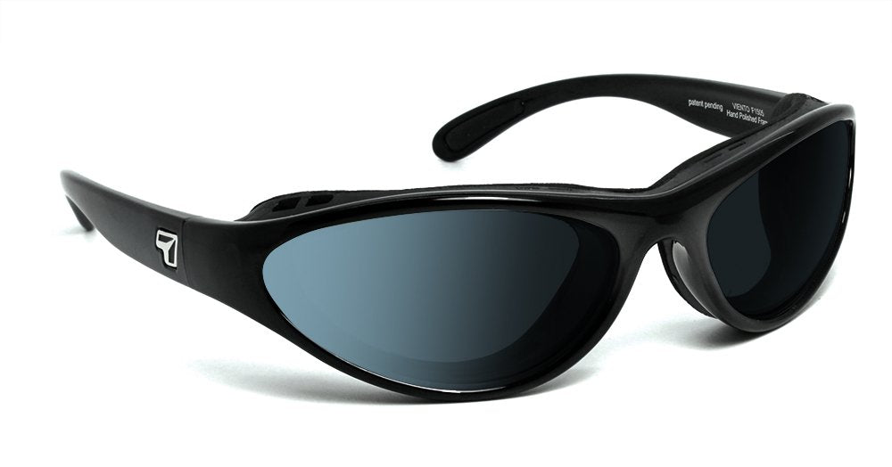 7Eye by Panoptx Viento Gloss Black/Polarized Gray