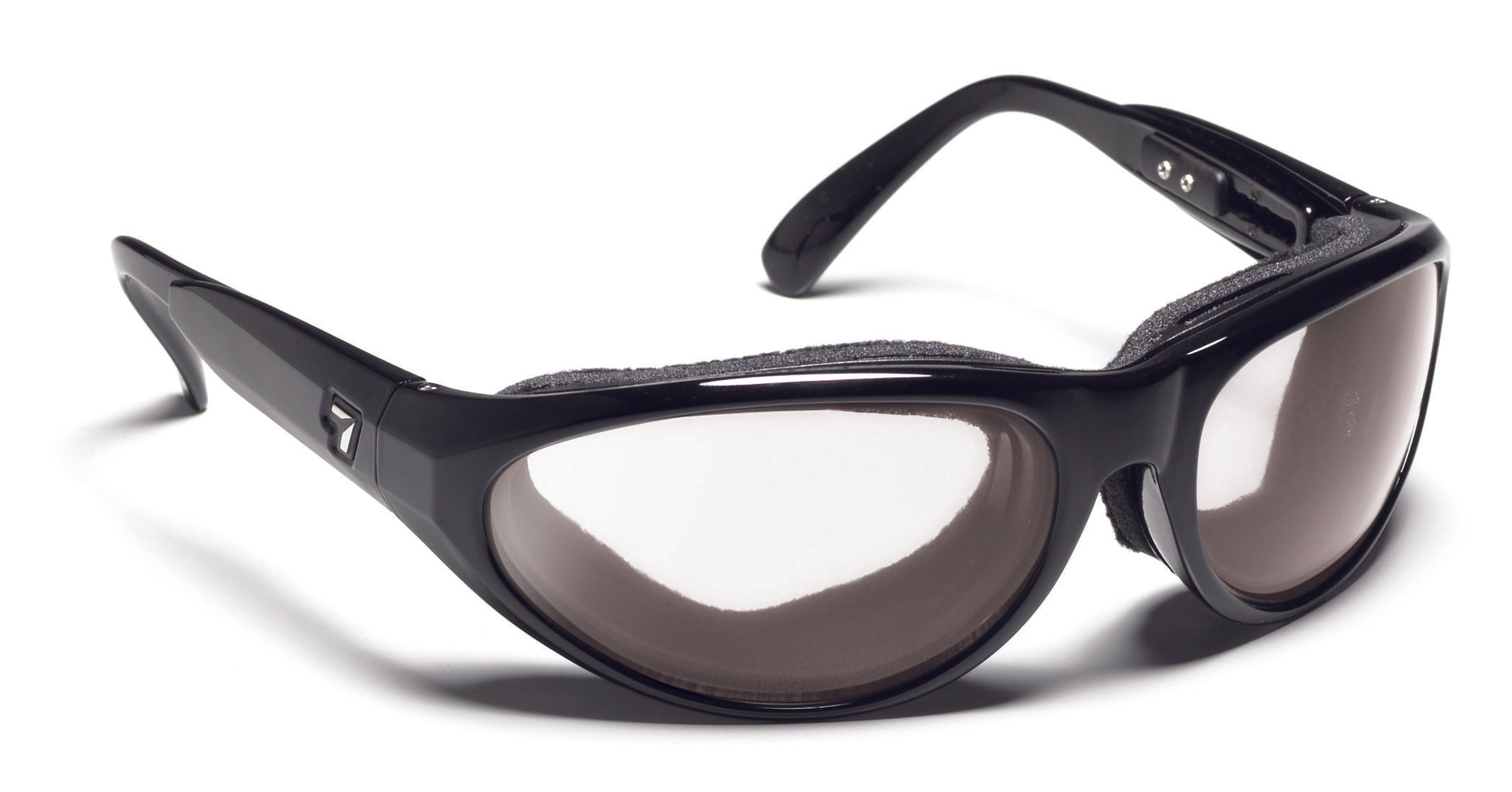 7Eye by Panoptx Diablo Glossy Black/Sharpview Clear Sunglasses