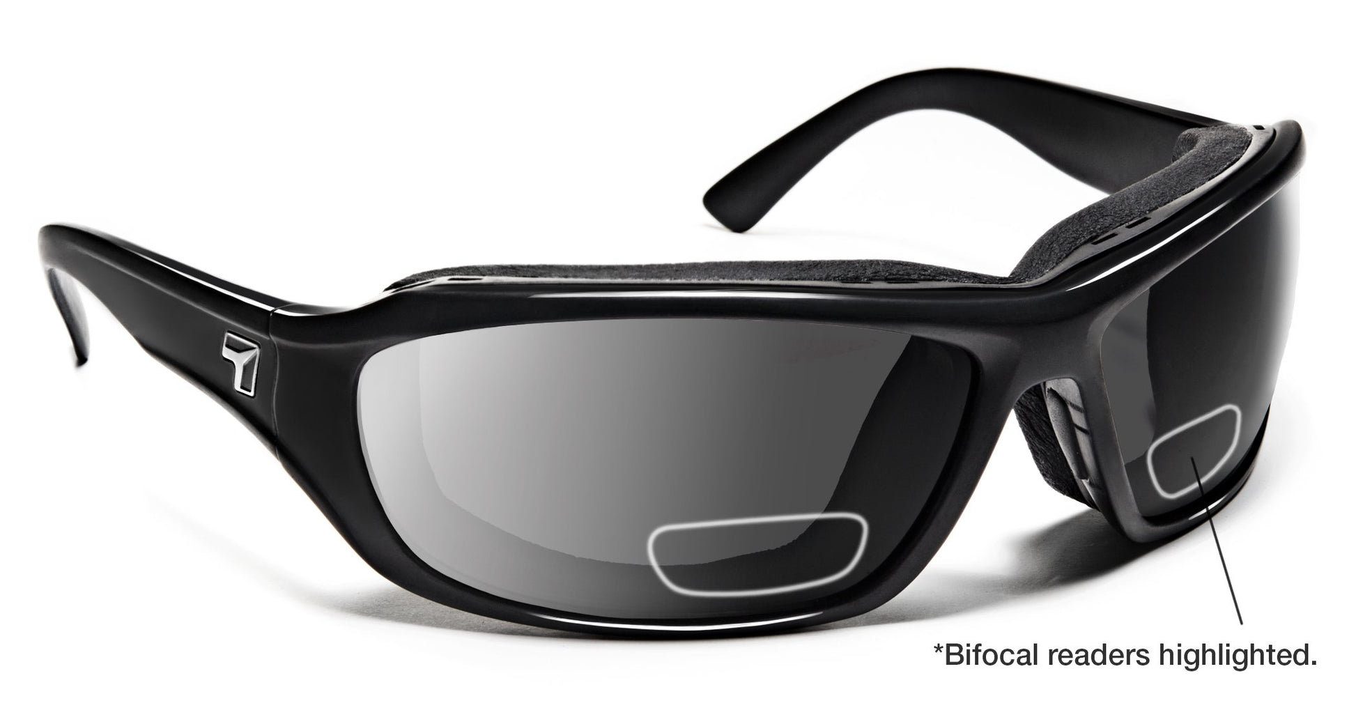 7Eye by Panoptx Derby Gloss Black/Bifocal Reader