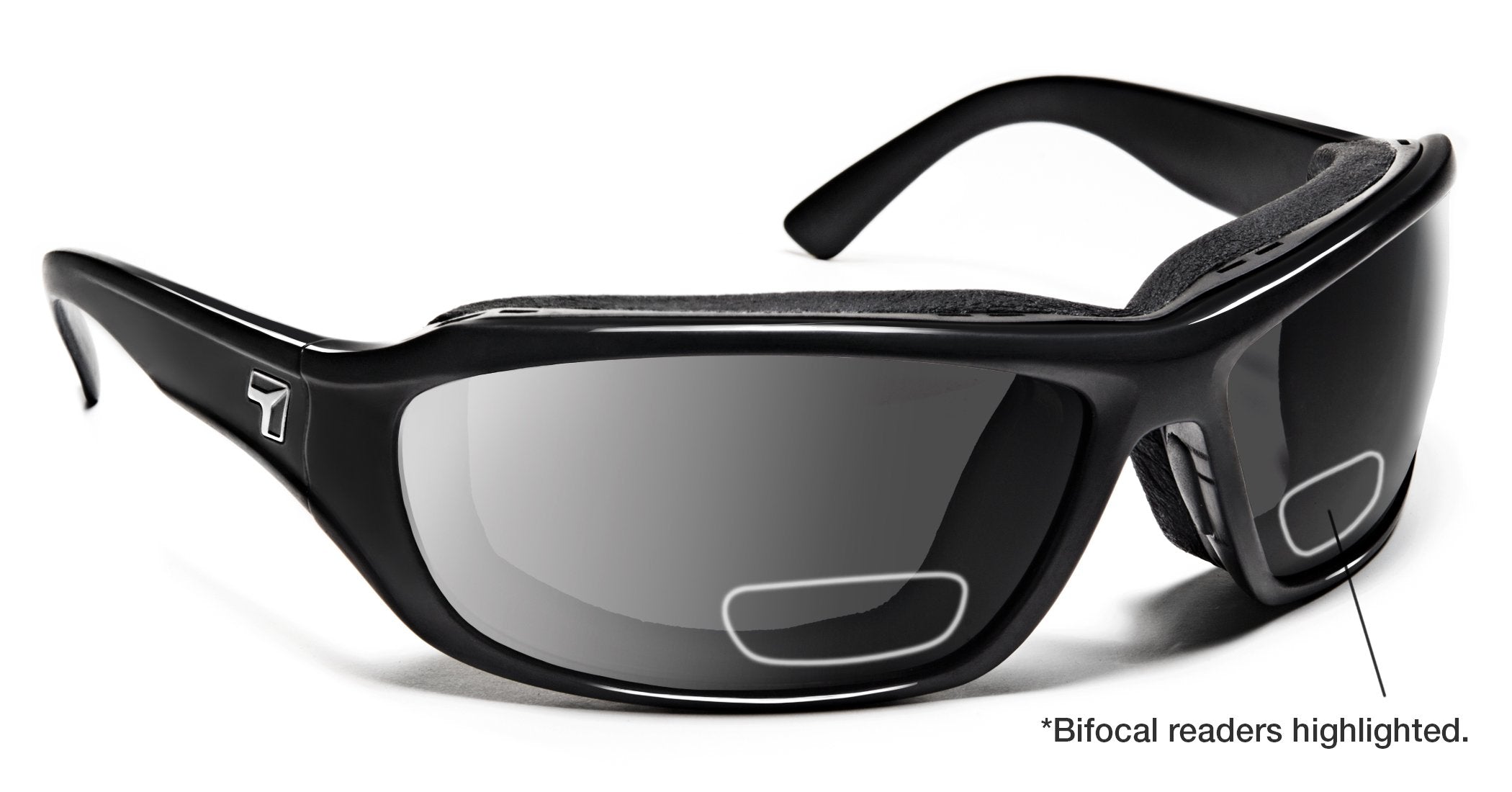 7Eye by Panoptx Derby Gloss Black/Bifocal Reader
