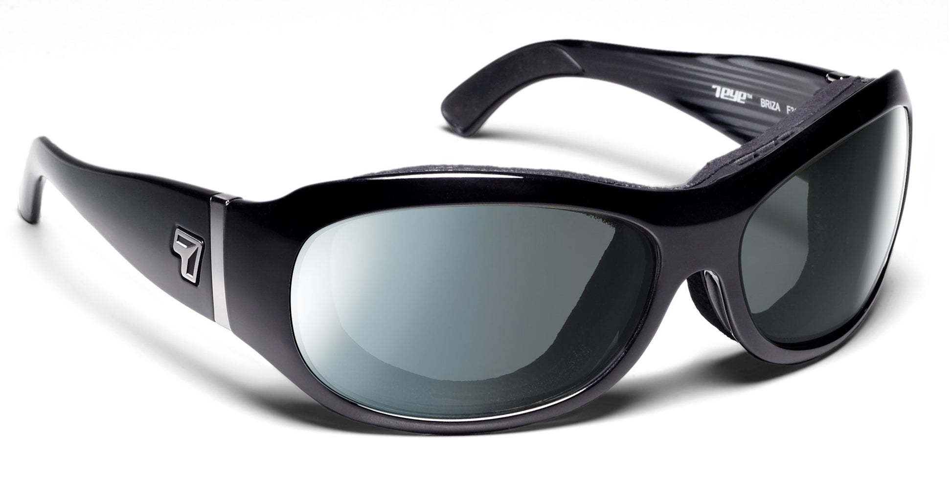 7Eye by Panoptx Briza Glossy Black/24:7 Eclypse Sunglasses