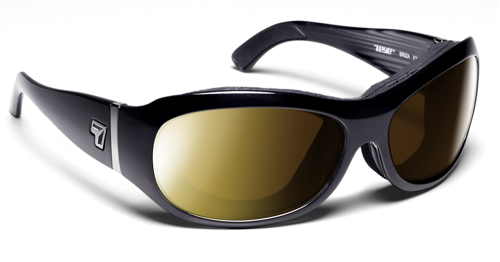 7Eye by Panoptx Briza Glossy Black/Polarized Copper Sunglasses