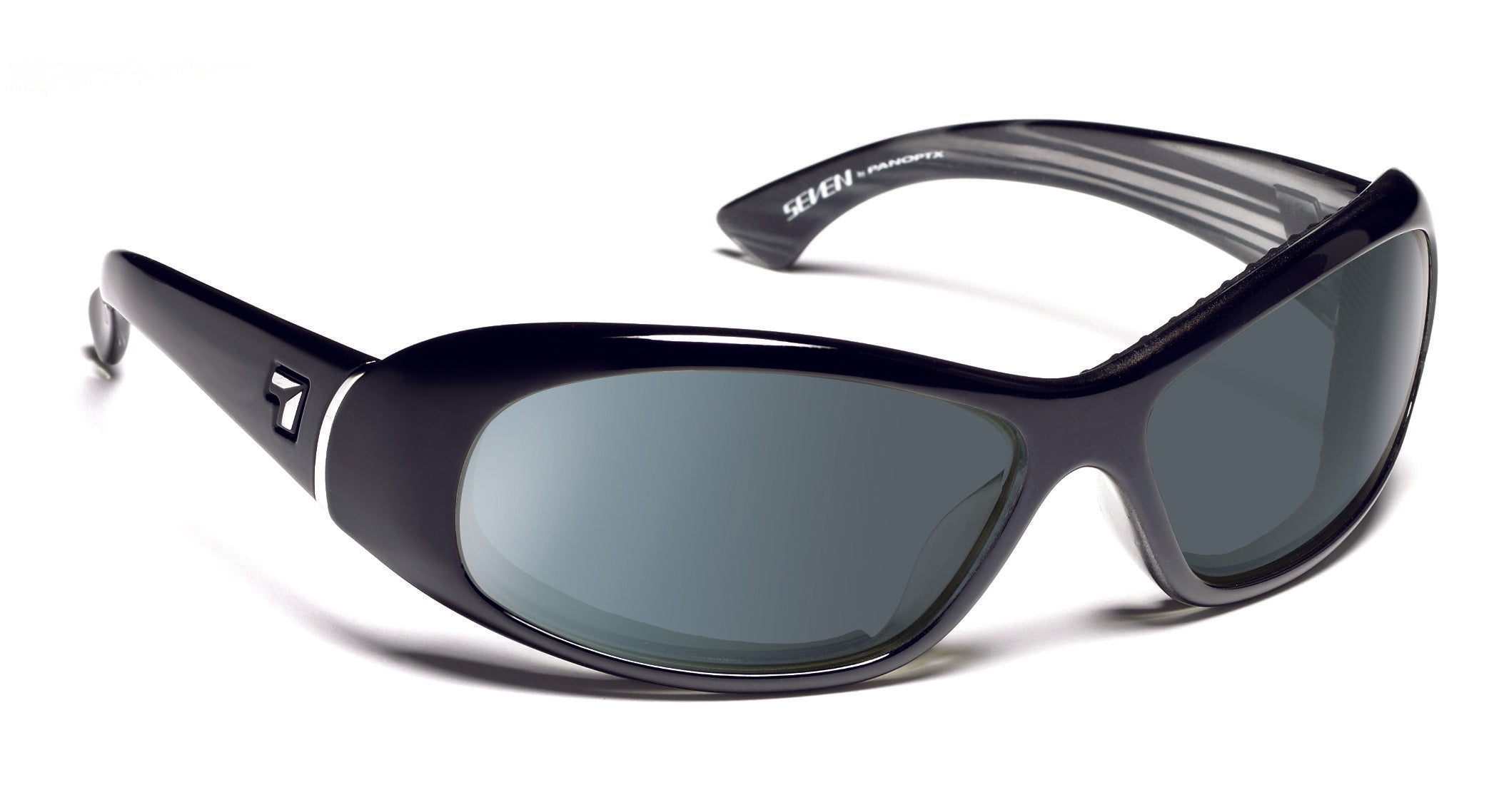  7Eye by Panoptx Zephyr Glossy Black/24:7 Eclypse Sunglasses