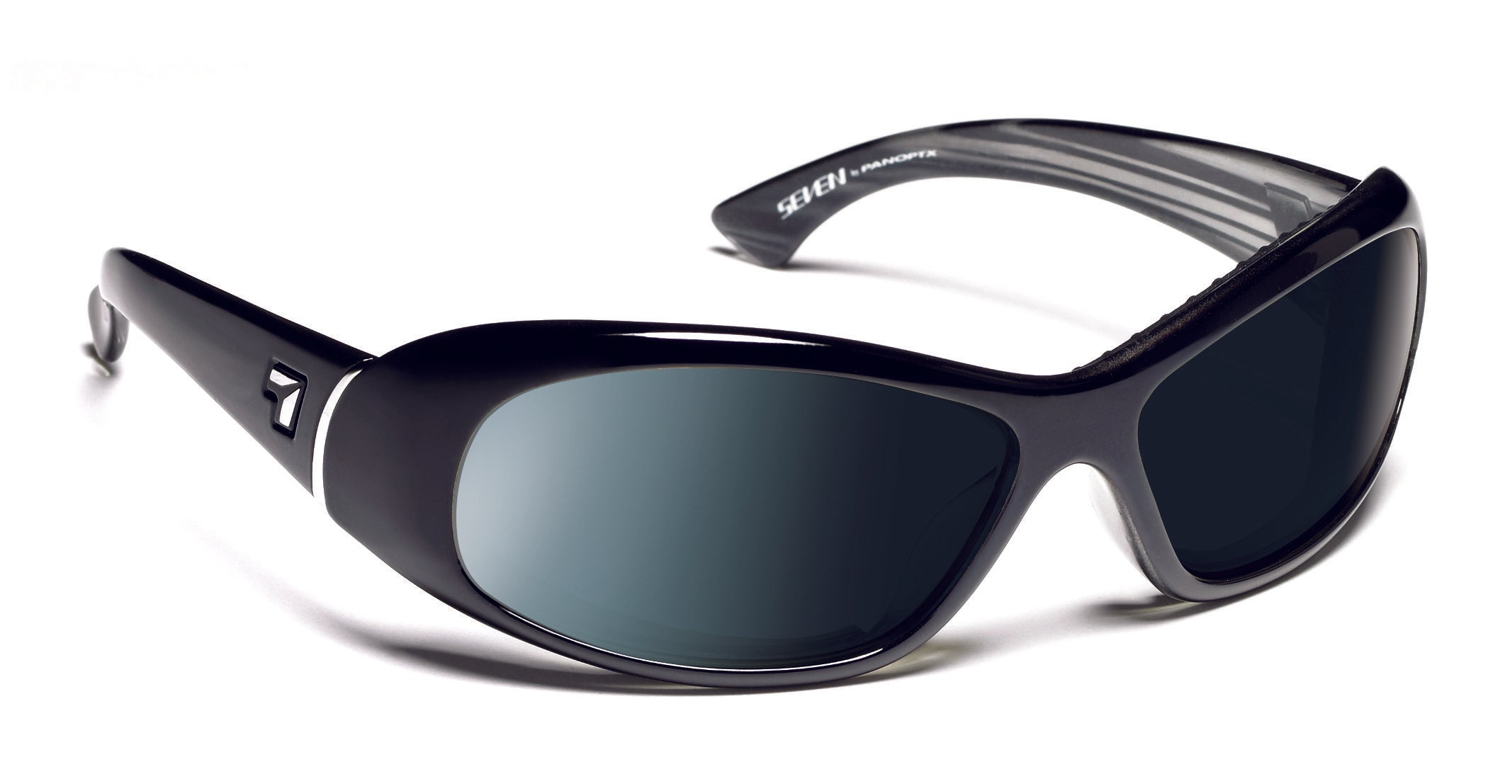  7Eye by Panoptx Zephyr Glossy Black/Polarized Gray Sunglasses