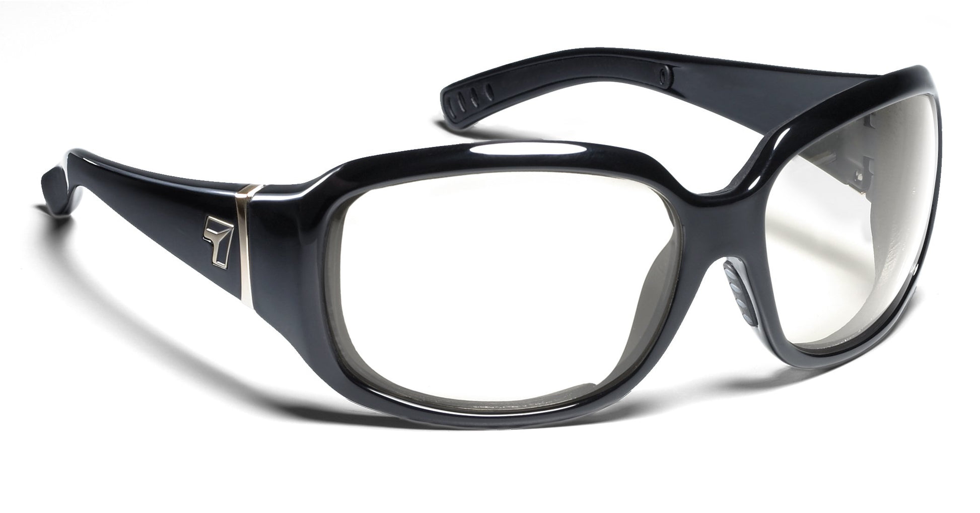 7Eye by Panoptx Mistral  Glossy Black/Sharpview Clear Sunglasses