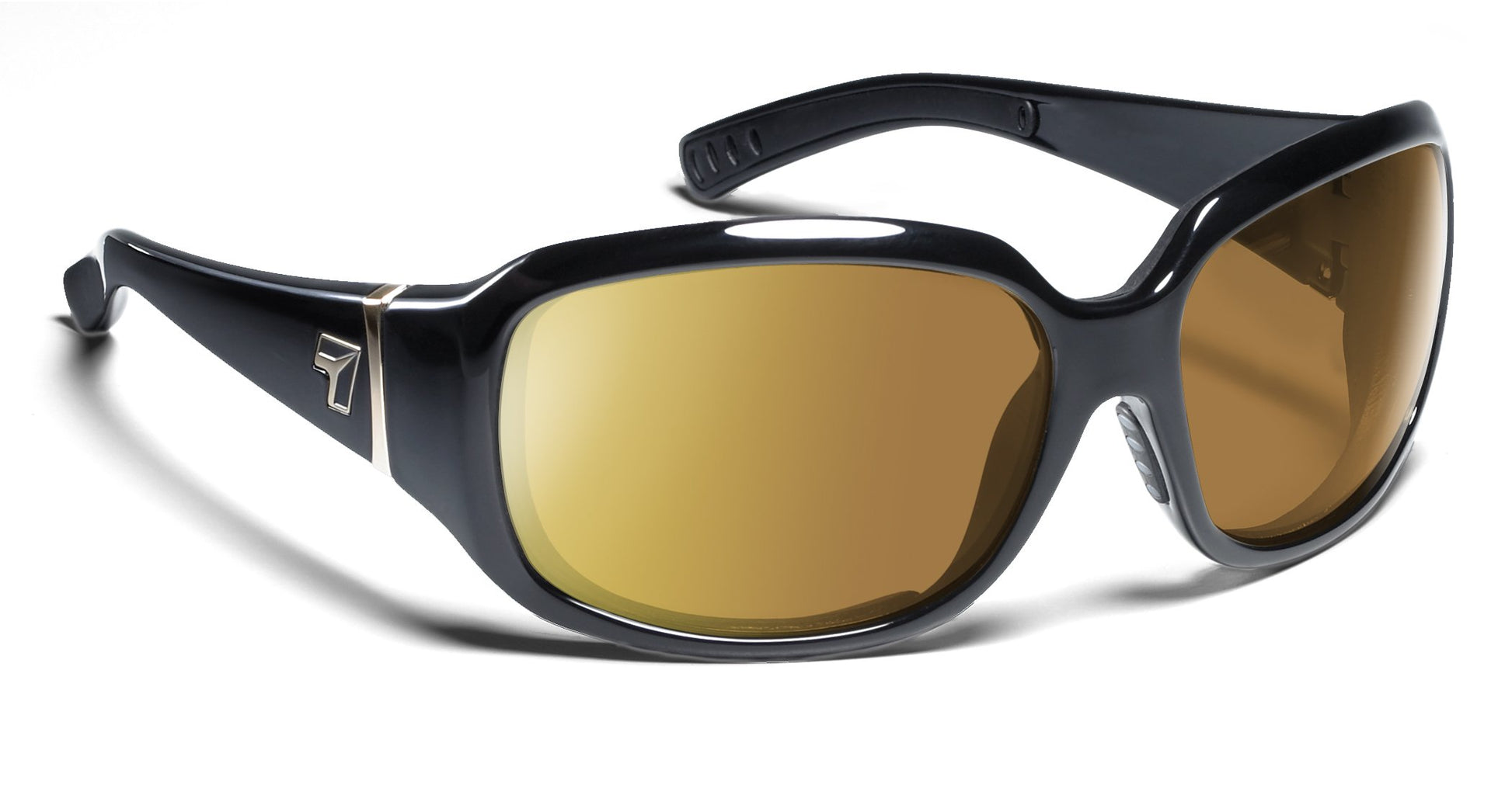 7Eye by Panoptx Mistral Glossy Black/Sharpview Copper Sunglasses
