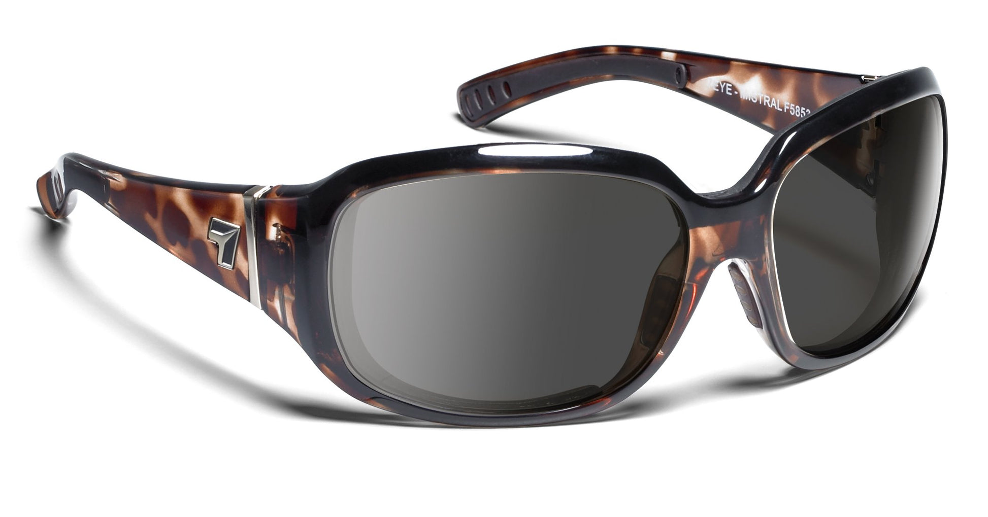 7Eye by Panoptx Mistral Leopard Tortoise/Sharpview Gray Sunglasses