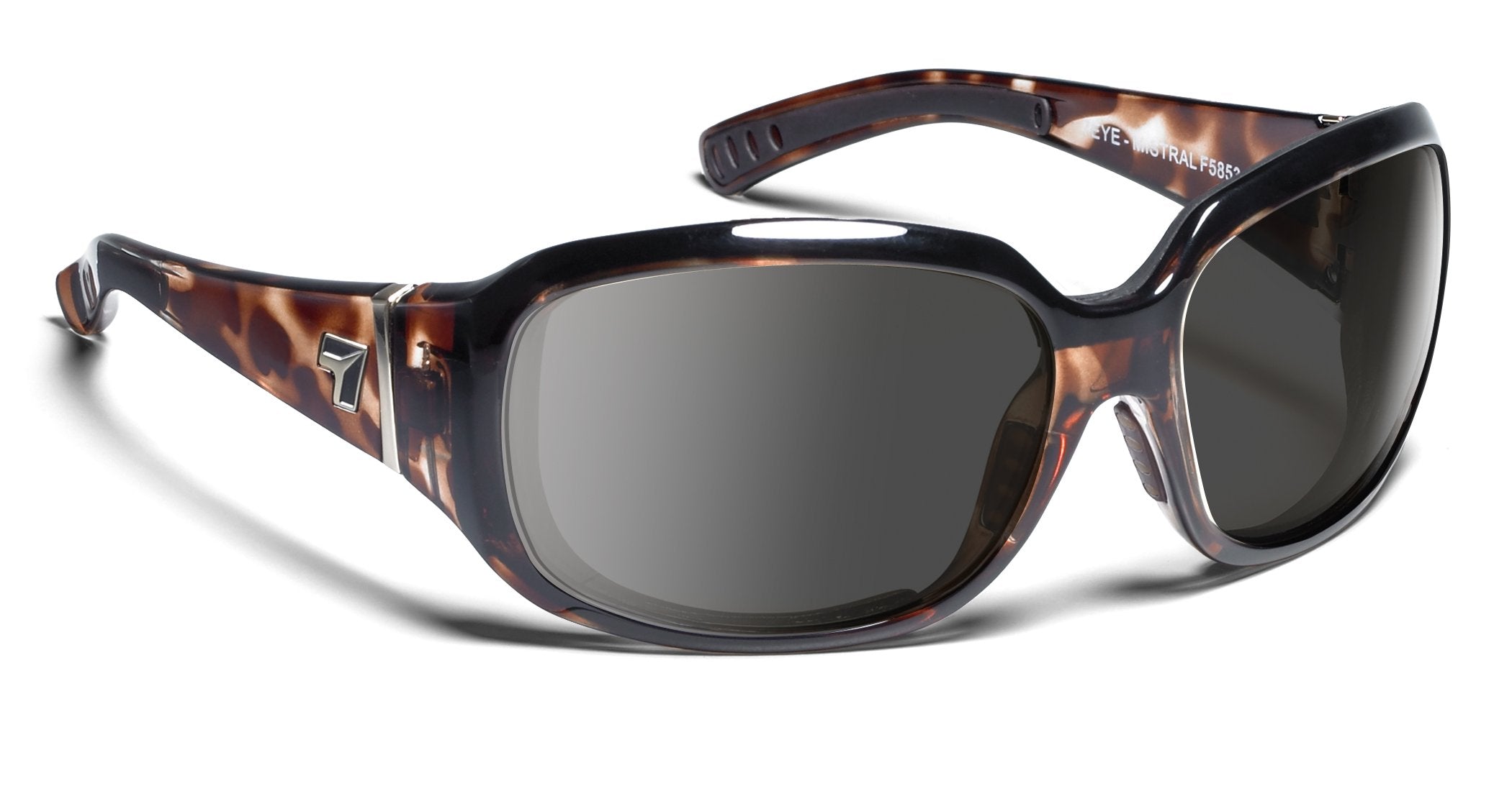 7Eye by Panoptx Mistral Leopard Tortoise/Sharpview Gray Sunglasses