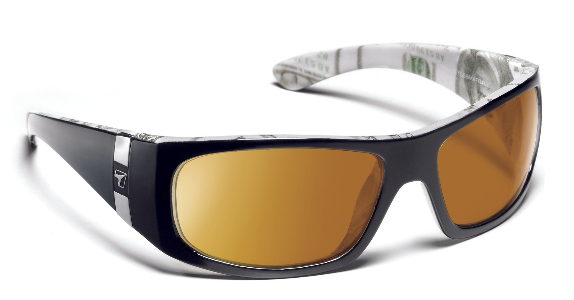 7Eye by Panoptx Shaka Black C-Note/Sharpview Copper Sunglasses