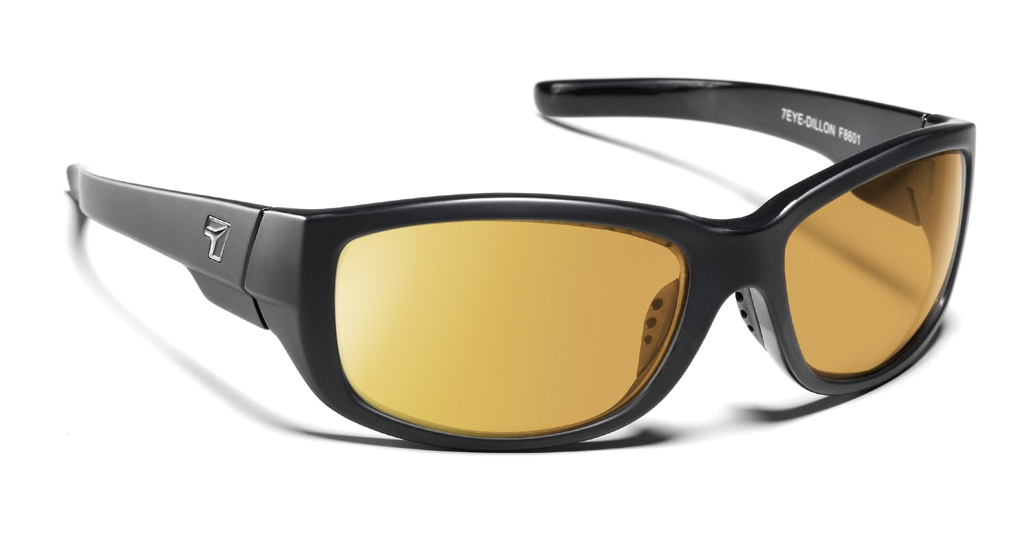 7Eye by Panoptx Dillon Matte Black/Sharpview Yellow Sunglasses