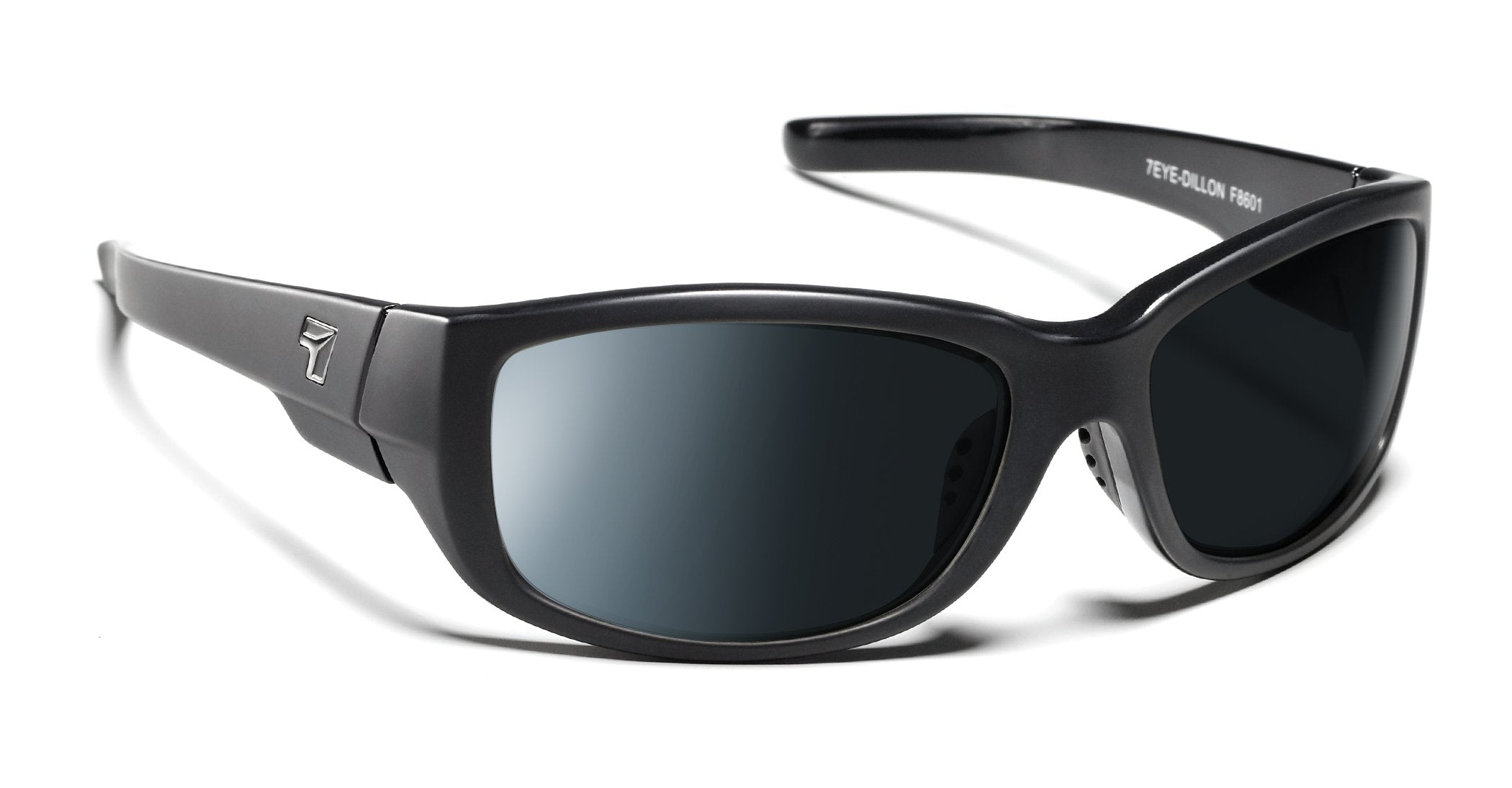 7Eye by Panoptx Dillon Matte Black/Polarized Gray Sunglasses