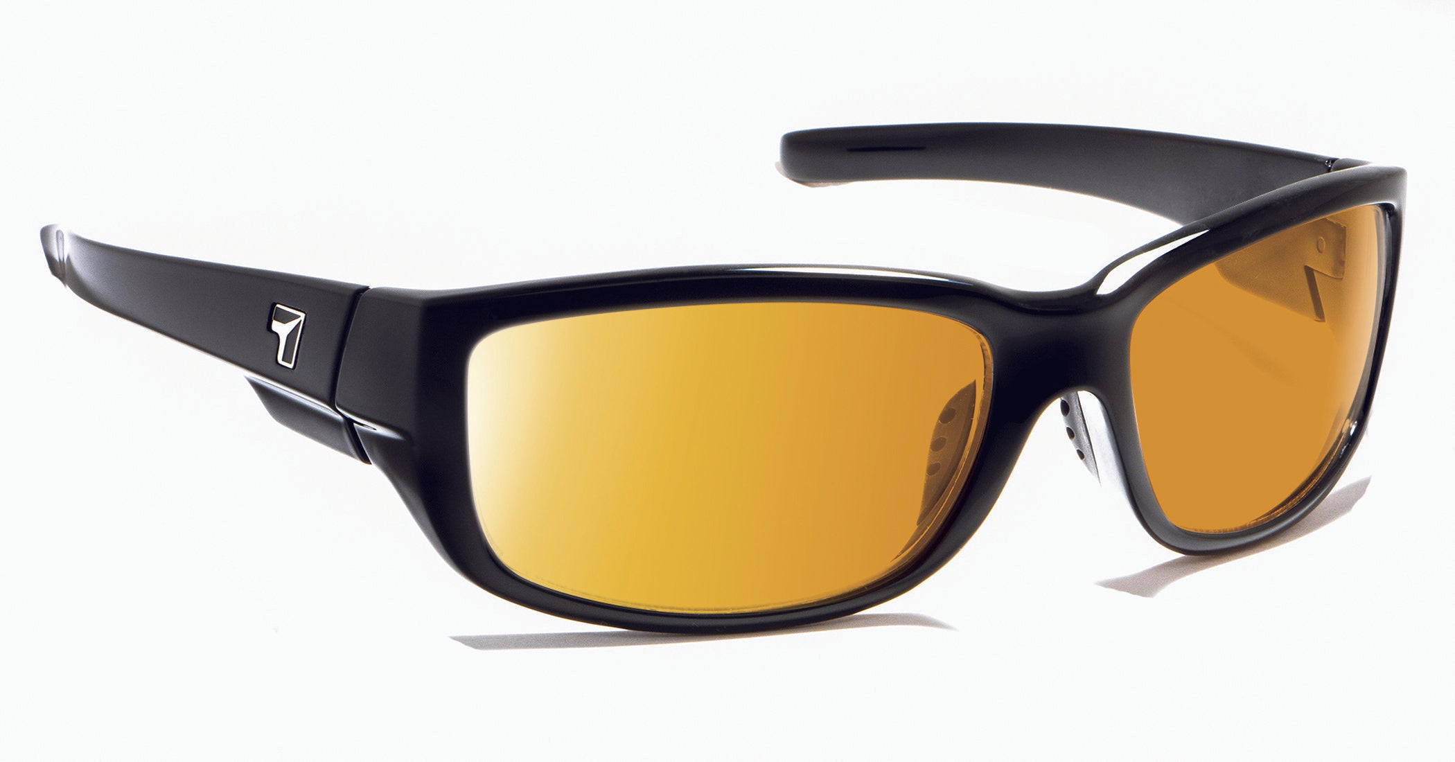 7Eye by Panoptx Dillon Glossy Black/Sharpview Yellow Sunglasses
