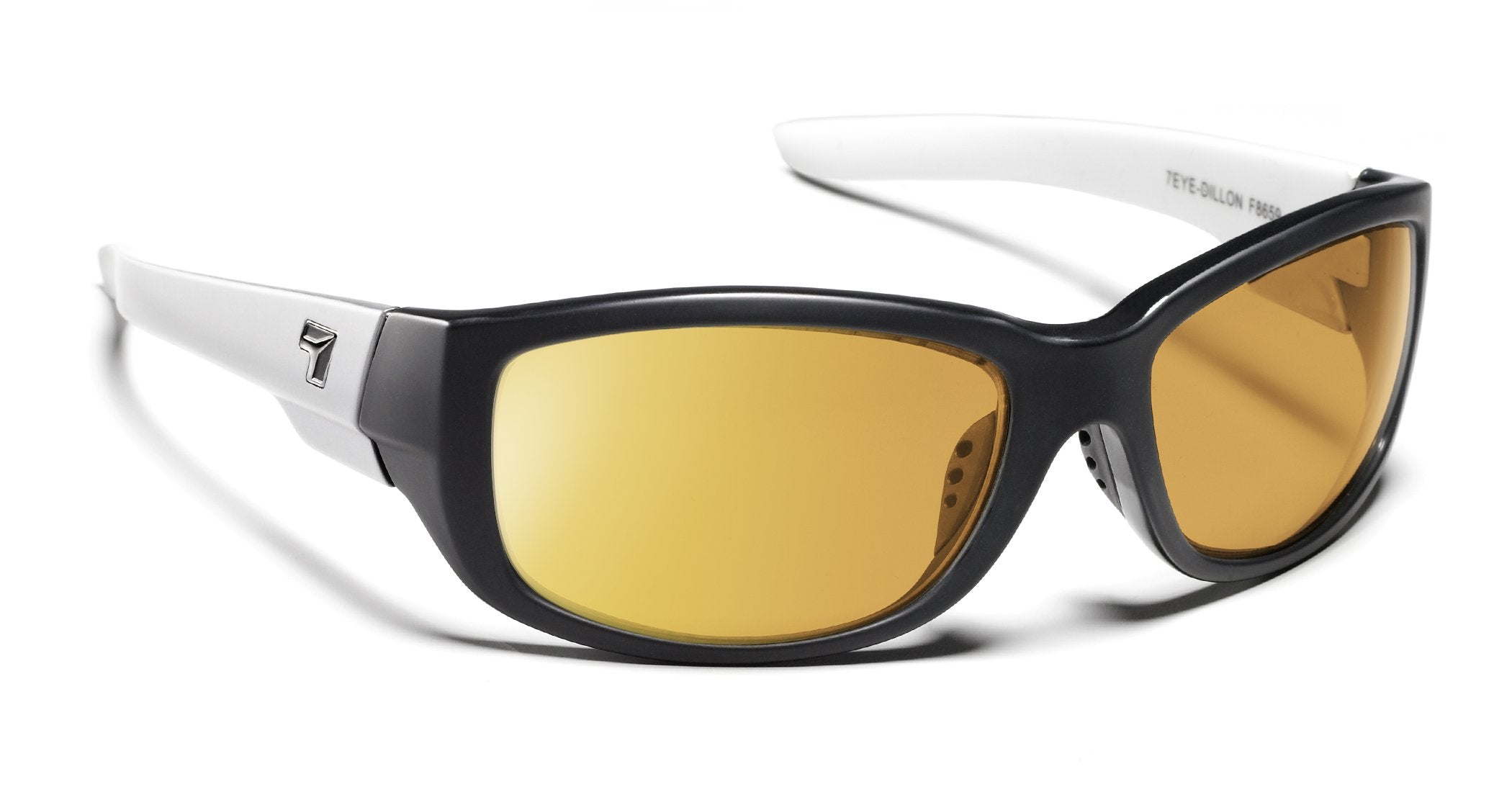 7Eye by Panoptx Dillon Ebony & Ivory/Sharpview Yellow Sunglasses