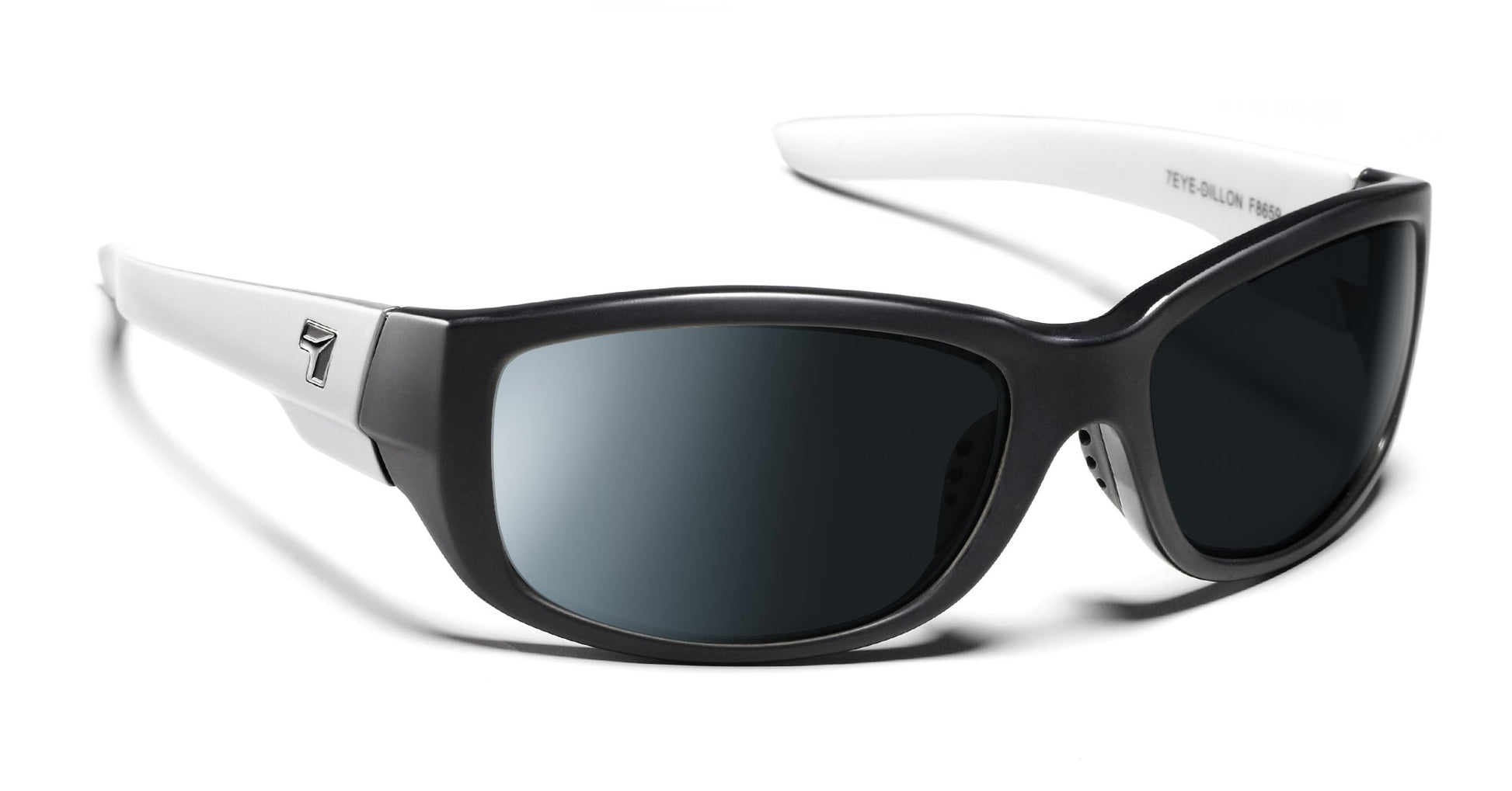 7Eye by Panoptx Dillon Ebony & Ivory/Polarized Gray Sunglasses