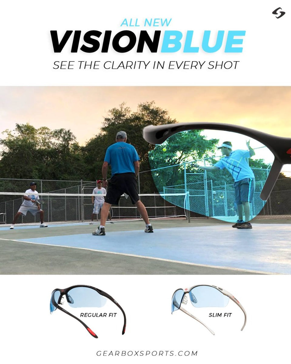 Gearbox Vision Eyewear Blue Lens simulation
