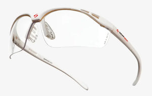 White frame/Clear lenses Slim Fit