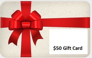 A Sight for Sport Eyes Gift Card with a red bow on a cream background highlighting a $50 value