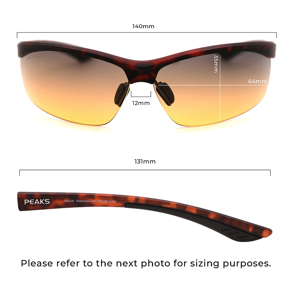 Peakvision GX5P Sizing