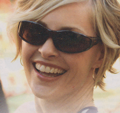 Woman wearing Haven Fits over Sunglasses