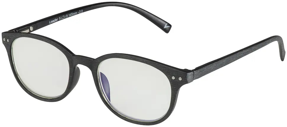 Blu-Bans Morrison Reading Glasses Brushed Black