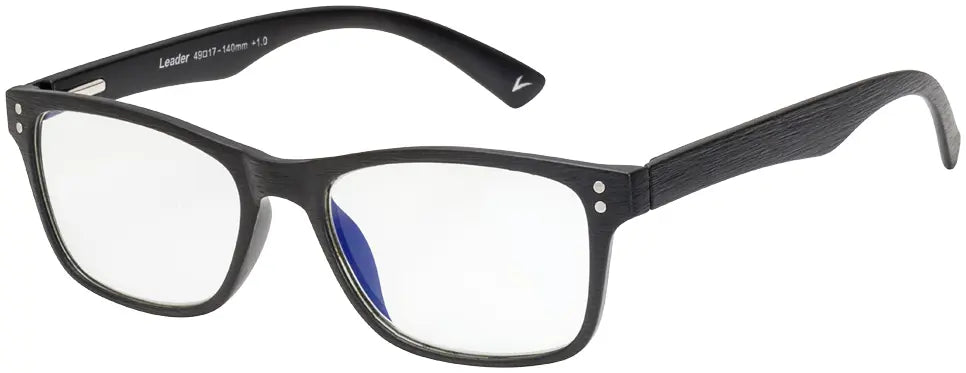 Blu-Bans Cecil Reading Glasses Brushed Black