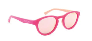 Peach frame/Pink Polarized Gold Mirror lenses (ages 6-9)