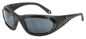 Matte Black frame Gray lenses Sport Package (with case)