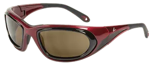 Shiny Red frame Brown lenses Sport Package (with case)