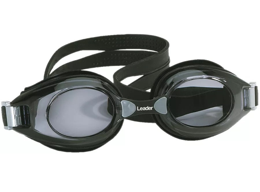 Leader Vantage Adult Prescription  Swim Goggles Black