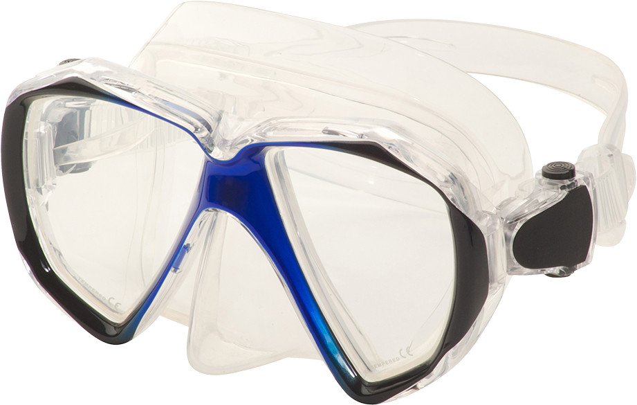 Leader Adult Dive Mask in Blue