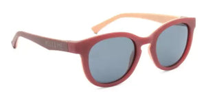 Pink-Peach frame/Polarized Smoke lenses (ages 6 to 9)