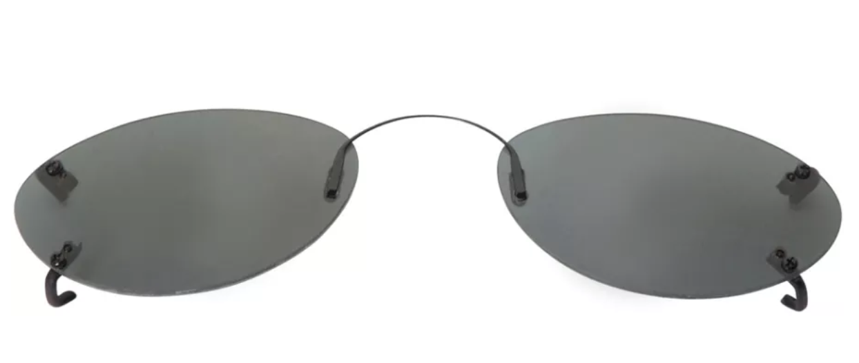 HIlco Rimless Clip Low Rectangle Gray