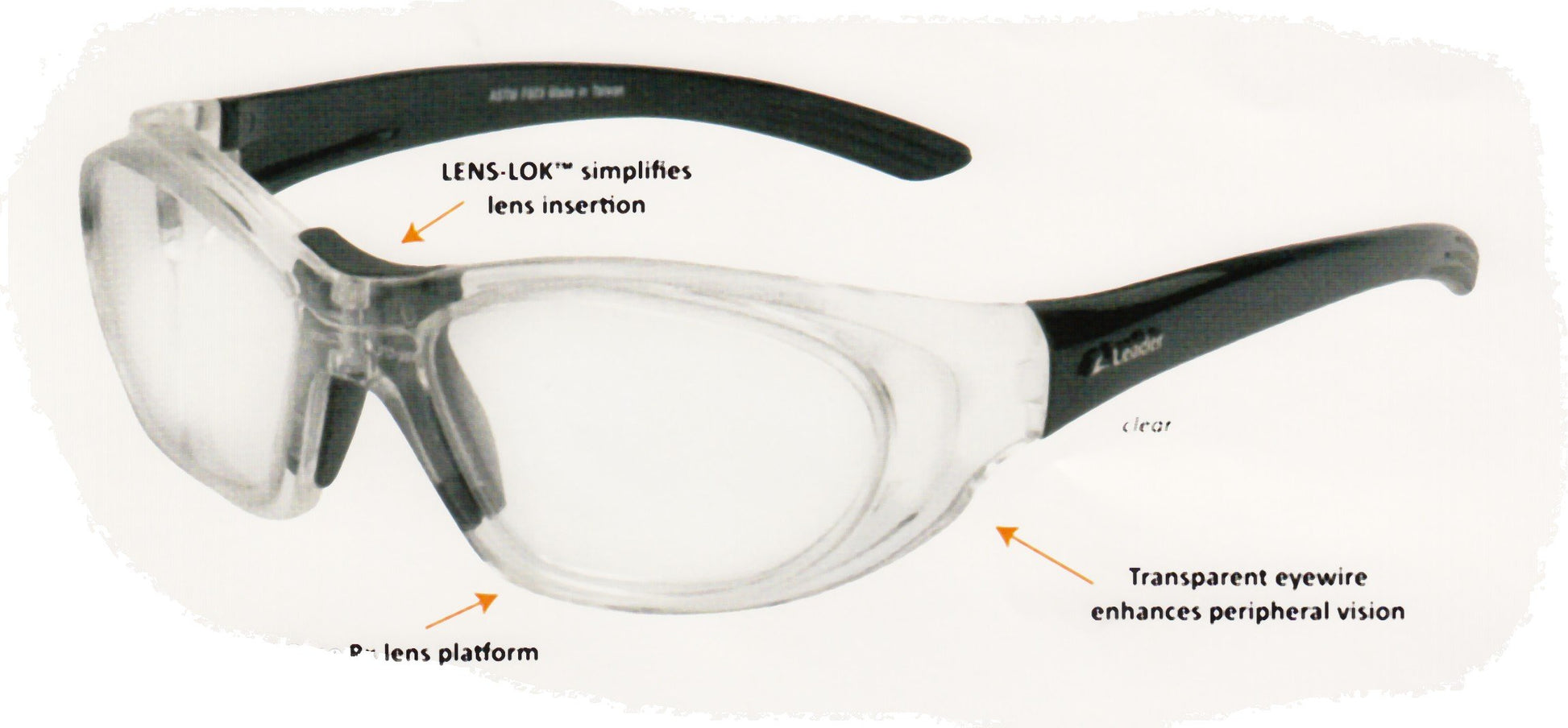 T-Zone Goggles in Clear-Black