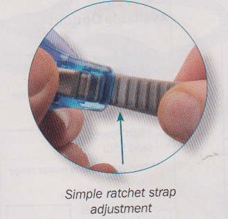 Velocity swim goggle strap attachment