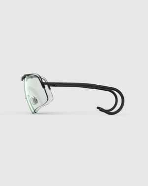 Matte Black frame Cable Temples no lenses Size Small 72 (add lenses below or prescription)
