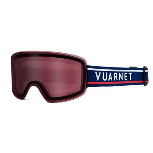 Vuarnet MONT BLANC VU40026U Sunglasses in Matte Black with Clear - smoke red mirror lenses