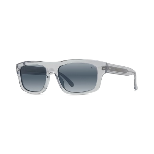 Vuarnet VU40046I Sunglasses in Shiny Grey with Blue polar lynx lenses