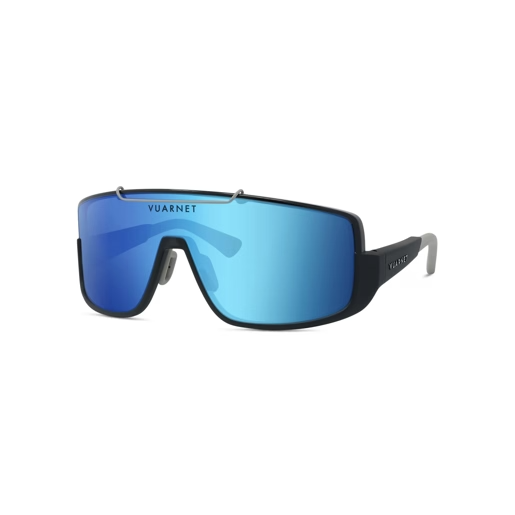 Vuarnet VU40050U Sunglasses in Matte Black with Grey blue mirror lenses