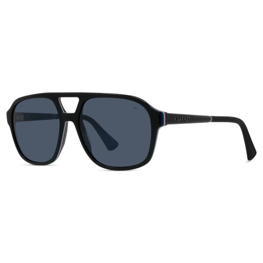 Vuarnet VU40056I Sunglasses in Shiny Black with Pure blue lenses
