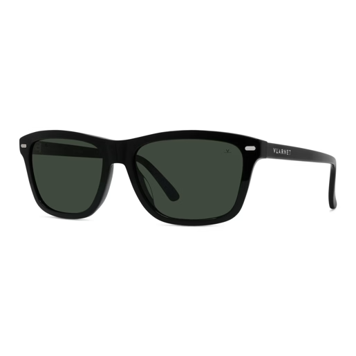 Vuarnet VU40113I Sunglasses in Shiny Black with Pure grey lenses